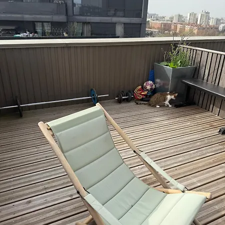 Rooftop Duplex With Terrace Overlooking The Eiffel Tower شقة باريس