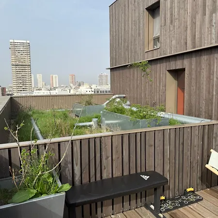 Rooftop Duplex With Terrace Overlooking The Eiffel Tower شقة *