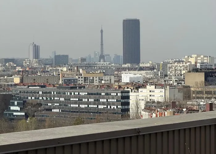 Apartment Rooftop Duplex With Terrace Overlooking The Eiffel Tower