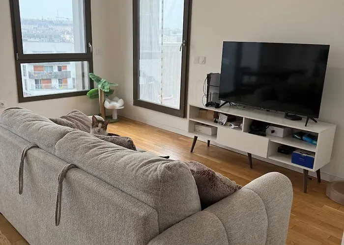 Rooftop Duplex With Terrace Overlooking The Eiffel Tower باريس