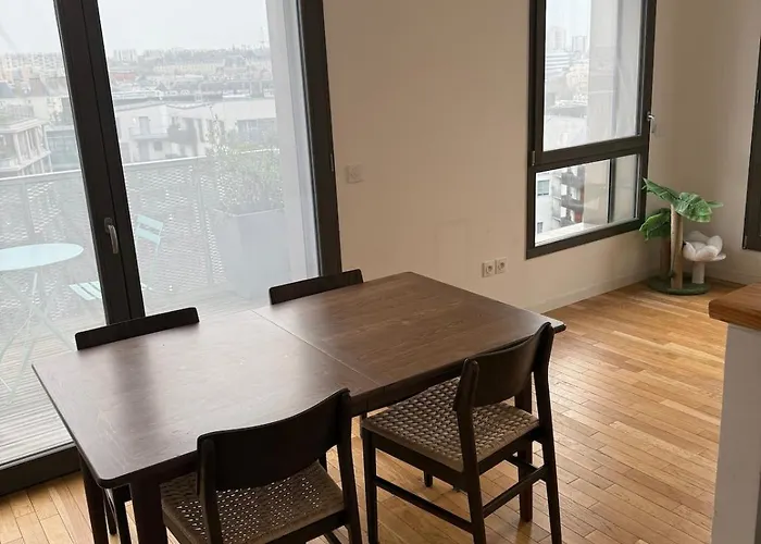 Rooftop Duplex With Terrace Overlooking The Eiffel Tower Paris